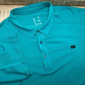 ARC'TERYX Captive Short Sleeve Performance Polo Shirt Golf Casual Men's XL Teal